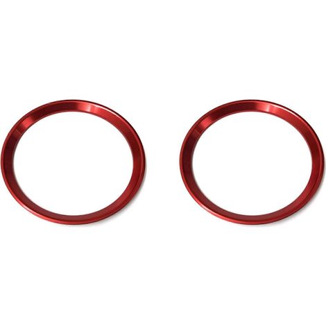 2 anneaux décoratifs rouges pour logo central de volant Mercedes-Benz CE CLA GLC GLE (à partir de 2015) (1/5)