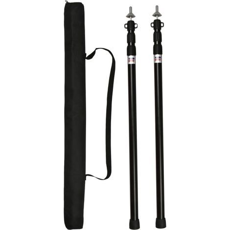 Mât de tente de camping, 230 cm, en alliage d'aluminium épais, tiges de support de tente, abri de plage, auvent, abri de camping, randonnée (1/4)