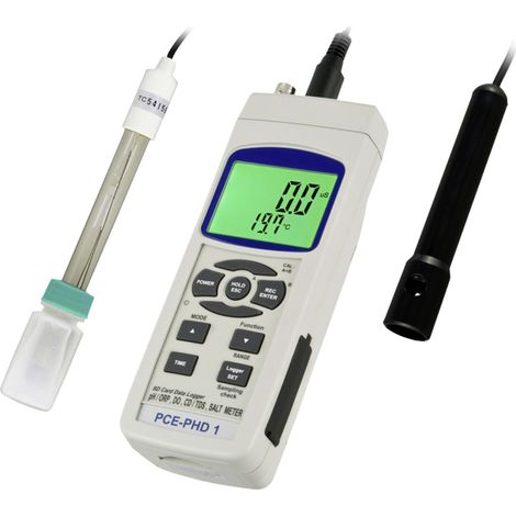 PCE Instruments PCE-PHD 1 Umweltmessgerät Wasserparameter pH-WertRedoxLeitfähigkeitSalzgehaltS (1/5)
