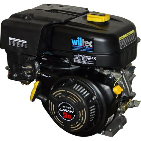 LIFAN 177 Motore a benzina 4 tempi, 1 cilindro OHV, 6,6 kW 9 CV 22 mm con frizione a bagno d'olio, avviamento manuale (1/5)