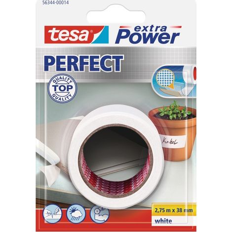 Cinta americana extra power perfect 2,75 m x 38 mm blanco te (1/3)