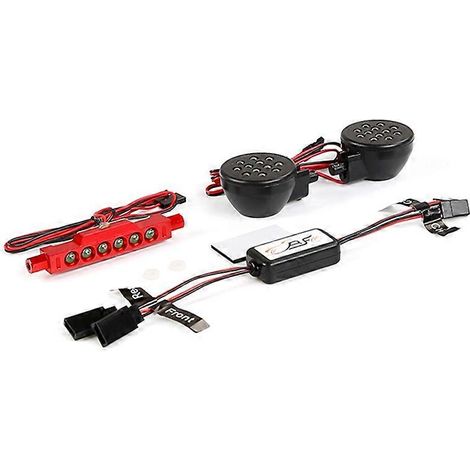 Phares avant et arrière avec télécommande pour voiture RC HPI Rovan KM Baja 5B 1/5 - Pièces de mise à niveau (1/5)