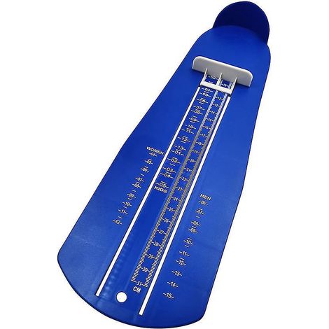 Appareil de mesure de pied professionnel, taille de chaussure standard américaine, règle bleue