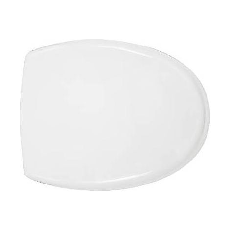 SIÈGE DE WC POUR CUVETTE GSI TECLA FORMA 4 Dimensions : Blanc - Charnières à anneaux