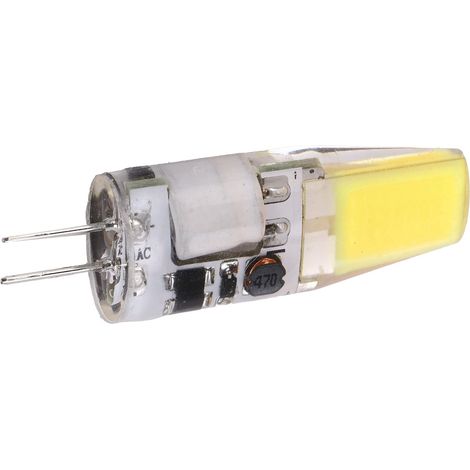Ampoule LED G4 sans scintillement, 5W 600LM, ampoule à brancher pour suspensions, plafonniers, appliques murales, lampes de table, blanc froid non dimmable. (1/5)