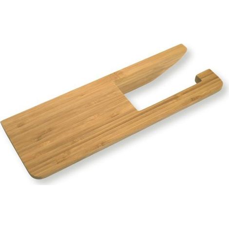 Porte-Papier Toilette - Murale En Bambou - Sans Perçage - Pour Rouleaux Standards - 1 Pièce (1/5)