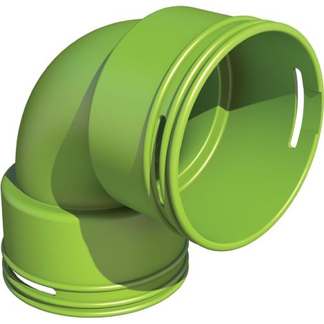 Bosch Accessori ventilazione ambiente RRB 75-2 Curva 90 Gr per RR75 (3 pezzi), 7738113332