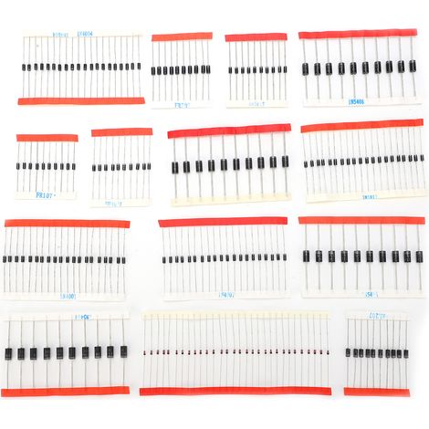 200 diodes de 14 tailles différentes, conditionnées dans un sachet. (1/5)