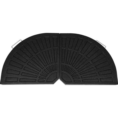 Parasol Base Set of 2 Banana Cantilever Stand Weights Garden (1/5)