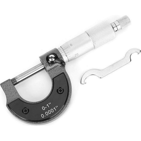 Micrometro esterno 0-25 mm, Risoluzione di 0,01 mm (Metrico), OUYLAF (1/4)