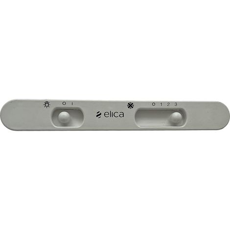 Cruscotto Comandi Bianco Tastiera per Cappa, Compatibile con Elica Turboair CU008A, Dimensioni: 208x27 (mm) Colore Bianco, Luce + 3 Velocità (White) (1/5)