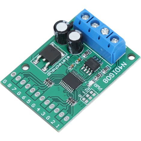 8-Kanal-RS485-TTL-Steuermodul (9600 BPS), stiftlose N4DIG08-Platine für Automatisierung (1/5)