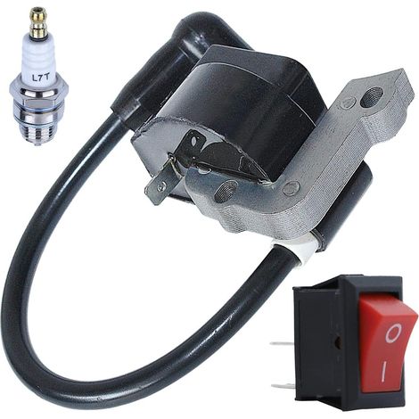 Pack haute pression, pour Stihl Fs55C Fs55R Fs55Rc Fs55T Fc55 Hl45O, 41404001308 41404401900 4007000 42294300203, Pack haute pression (41404001308), Faisceau de câblage, Bougie d'allumage (1/5)