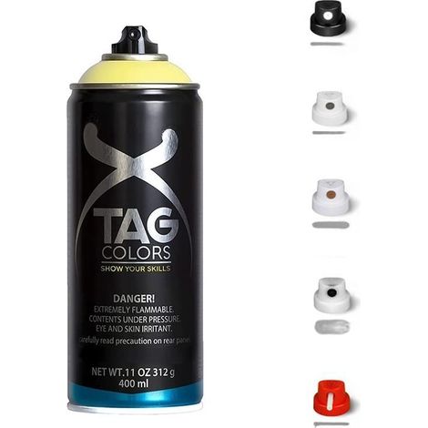 Bombolette Spray graffiti Vernice Acrilica 400ml Varie Tonalità di Blu + 5 testine per tratti precisi e spessi finitura opaca coprente per street arti (1/5)