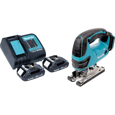 Makita DJV 180 SYX Akku Stichsäge 18 V 135 mm + 2x Akku 1,5 Ah + Ladegerät (1/5)