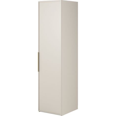 Selsey Frame - Kleiderschrank 1-türig mit Kleiderstange, 50 cm, greige (1/5)