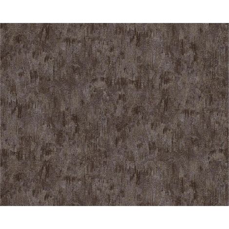 Textured wallpaper wall EDEM 410ST16 hot embossed non-woven wallpaper slightly textured Ton-sur-ton and metallic highlights brown chocolate brown gold silver 10.65 m2 (114 ft2) (1/5)