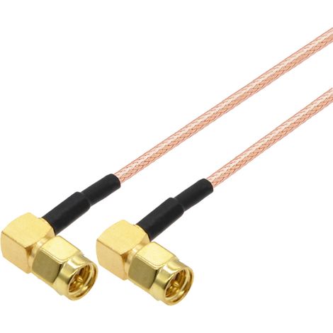 Cavo pigtail con connettore SMA RA / connettore SMA RA RG316 20cm