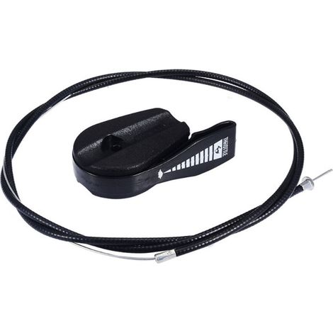 Kit de Remplacement de Commande Commutateur Câble d'accélérateur Universel de 39 po pour Tondeuses à Gazon de Jardin(Noir,1m) (1/4)