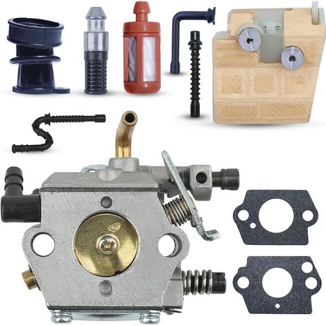 Carburateur pour Stihl MS260 026 MS240 024 Kit de filtre à air et carburant avec ligne d'impulsion Remplace 1121 120 0611 1121 120 1612 (1/5)