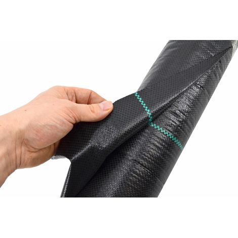 AWTools Tappeto Anti-erba Giardino Nero 0,8x100m Durevole