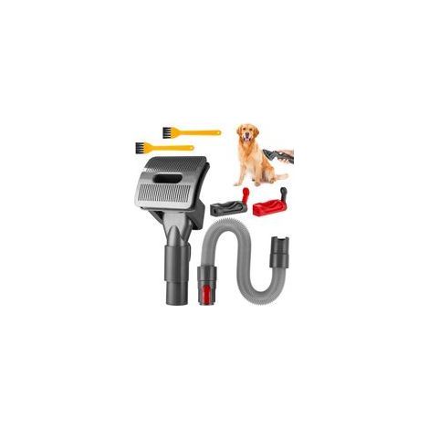 Brosse Poils Chat et Chien pour Aspirateur Dyson V15 V11 V10 V8 V7,Avec 1 tuyau d'extension et Adaptateur,2 verrou de déclenchement,2 pinceaux (1/5)