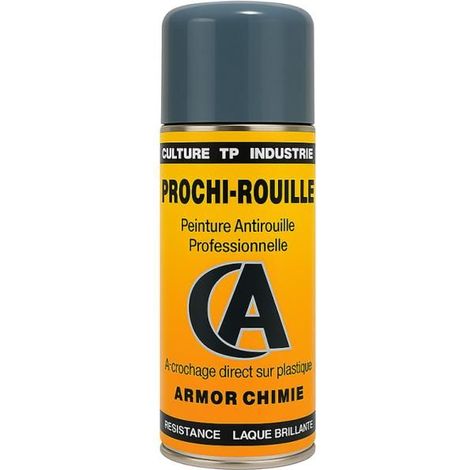 Bombe de peinture - Antirouille - Bleu - RAL5008 - Prochi-rouille - Armor Chimie - 400ml
