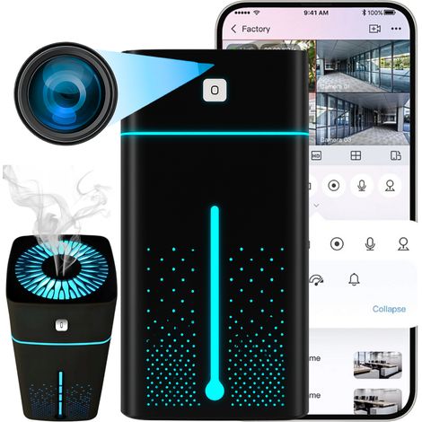 Mini telecamera nell'umidificatore d'aria WiFi BK520