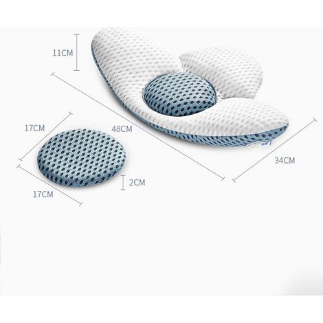 Oreiller lombaire, sommeil de lit lombaire, support de soutien dorsal 483411cm une pièce (1/3)