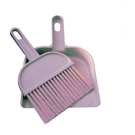 Mini Pelle Et Balai Pour Petit Animal - Pelle En Plastique PP Et Brosse À Poils Souples - Pour Cage De Cochon D Inde Hamster Lapin - 1 Pièce (1/5)