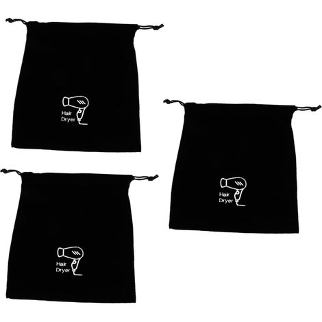 Lot De 3 De Rangement Pour Sèche-cheveux À Cordon Multifonctionnel Pour Articles De Bureau Et Personnels (1/5)