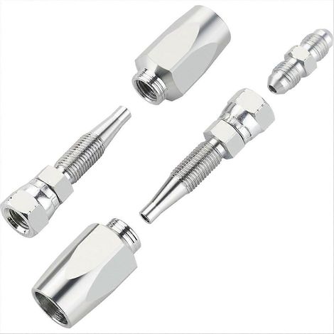 2-teiliges Hydraulik-Reparaturset, 3/8-Zoll-Anschlüsse, für flexible Schläuche, Feldwartung, Hochleistungs-Verbindungszubehör. (1/5)