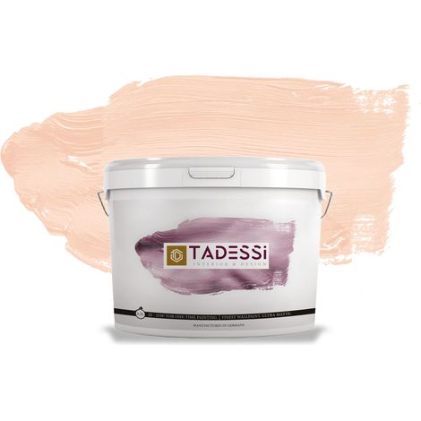 TADESSI Color Vista Wandfarbe Pastell Beige - Rosenbeige - Matte Dispersionsfarbe - Innenfarbe für Wand und Decke (1/5)