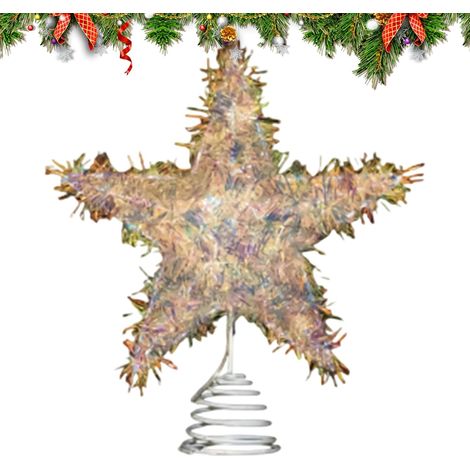 Étoile Décorative Pour Cime De Sapin De Noël Décorations Saisonnières  Décorations Festives Du Du Sapin Pour Propriétaires Bricoleurs Appartement Salon Chambre Bureau Cheminée (1/5)