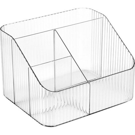 Cosmetics storage box transparent desktop multifunctional acrylic shelf lipstick makeup brush dresser skin care products (1/5)
