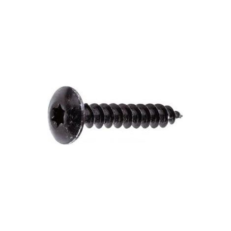 200 Vis Charniere Noires 6x30 Filetage Total (1/2)