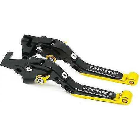 Leviers de frein et d'embrayage pliables, réglables et extensibles pour motos CB600F (2007-2013) - Système de freinage pour véhicules motorisés (BKGLBKGL) (1/5)