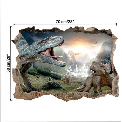 (Format 2,50 x 70 cm) 1 sticker mural 3D autocollant