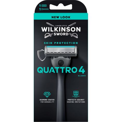 Wilkinson Sword Quattro Herrenrasierer mit 1 Klinge