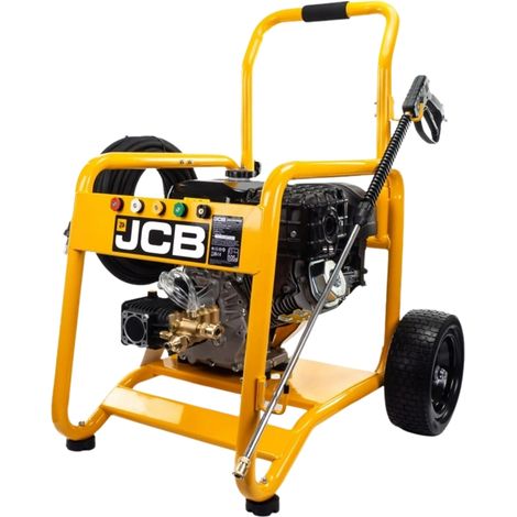 JCB Benzin-Hochdruckreiniger JCB-PW15040PP24  276 Bar 4000 PSI  15 PS 457 CCM 4-Takt-Motor  AR Triplex-Pumpe  15 m Schlauch  5 Düsen  Profi Druckreiniger (1/5)