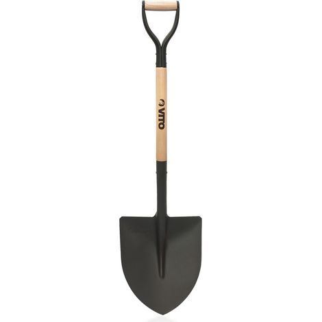 Pelle à tête ronde acier Haute qualité Manche en Bois Poignée ergonomique VITO