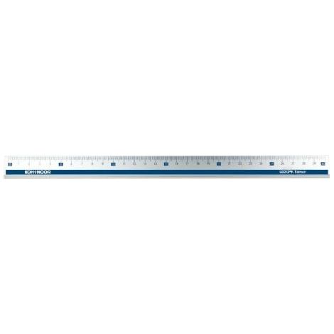 Koh-I-Noor LG30PK cirterio Regla de escritorio 340 mm Aluminio Aluminio, Azul 1 pieza(s)
