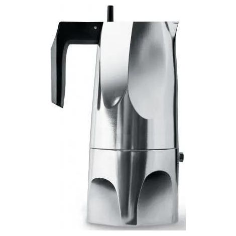Alessi Ossidiana cafetière argent 6 tasses espresso (1/3)