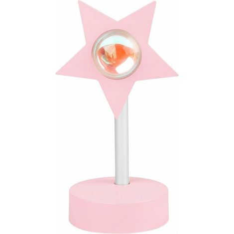 Lumières du Coucher du Soleil Veilleuse Projecteur USB LED Lampe 180 Degrés Rotation Rainbow Projection Lampe Lampe De Projection Coucher De Soleil (1/5)