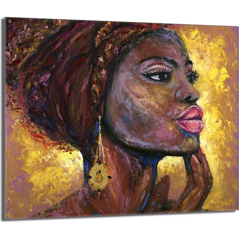 Placa protectora de vidrio para estufa 60x52 Mujer (1/5)
