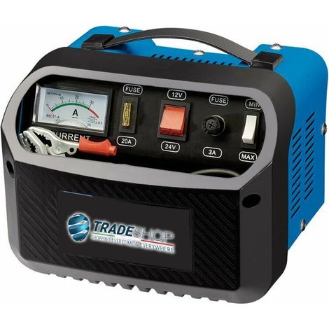 TRADE SHOP - Carica Batterie Cb60a Auto Moto Camper Barca 12/24v 360w 60a Emergenza Booster -
