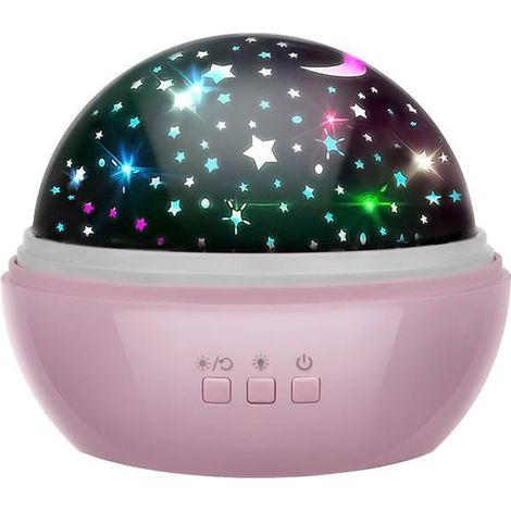 Projecteur d'étoiles pour enfants - Lampe galaxie / Veilleuse (1/5)