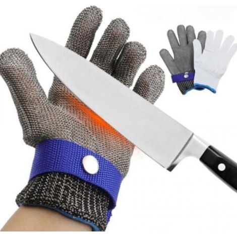 Guanti resistenti ai tagli, guanti da macellaio in acciaio inox 316L, protezione di livello 5, guanto da lavoro GL09 XL (un guanto) (1/5)