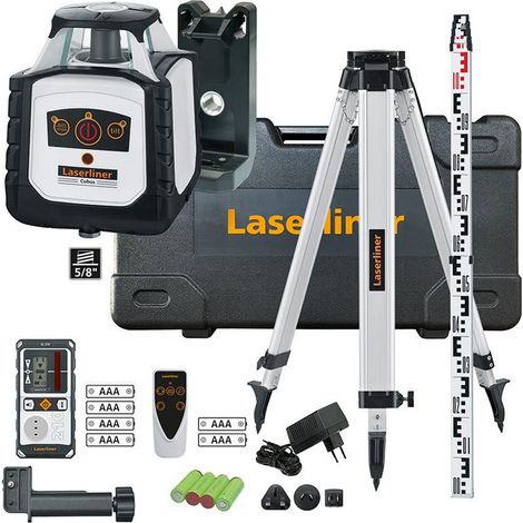 Láser rotativo de cubus 210 s set 150 cm láserliner