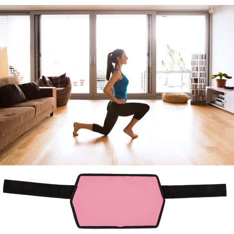Gesäßmuskel-Stärkungsgürtel, Unisex-Fitnessgürtel zur Stärkung von Gesäß und Taille, aus rosafarbenem PU-Leder. (1/5)